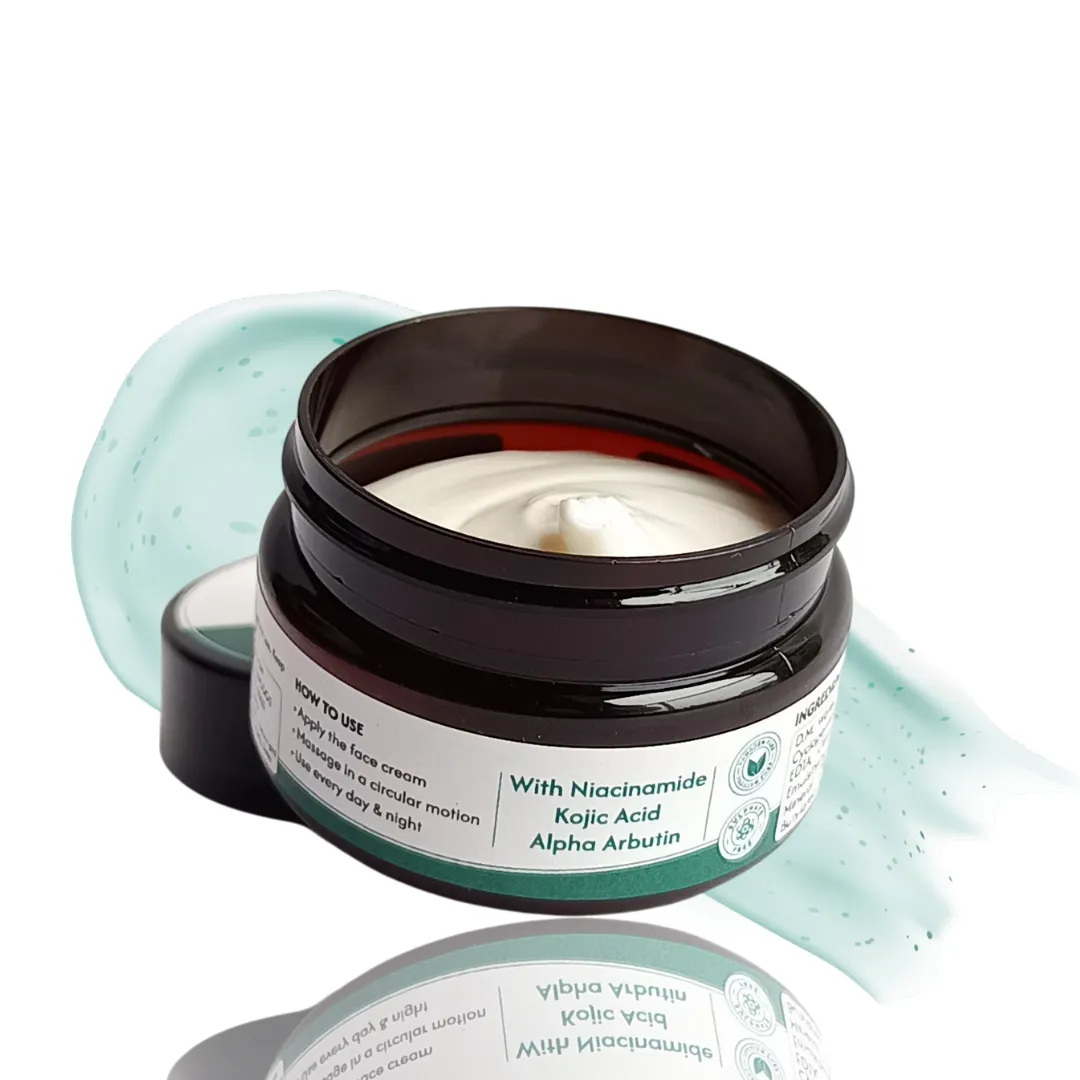 Ciramist Dark Spots Removal & Brightening Day and Night Cream With Kojic Acid, Niacinamide and Alpha Arbutin 50gm Jar packing