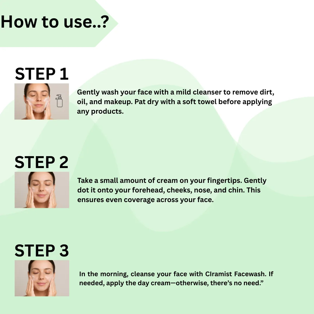 Ciramist Dark Spots Removal & Brightening Day and Night Cream With Kojic Acid, Niacinamide and Alpha Arbutin 50gm Jar packing