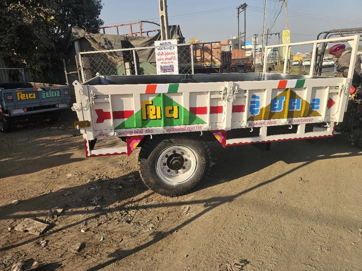 Shiv Trailer Gondal - Heavy Duty Mini Tractor Trailer (Subsidy Eligible)