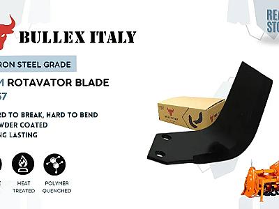 Bullex Italy Rotavator Blades – Heavy Duty Italian Steel (Rajkot)