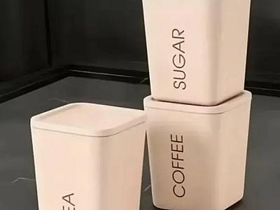tea suger coffee container