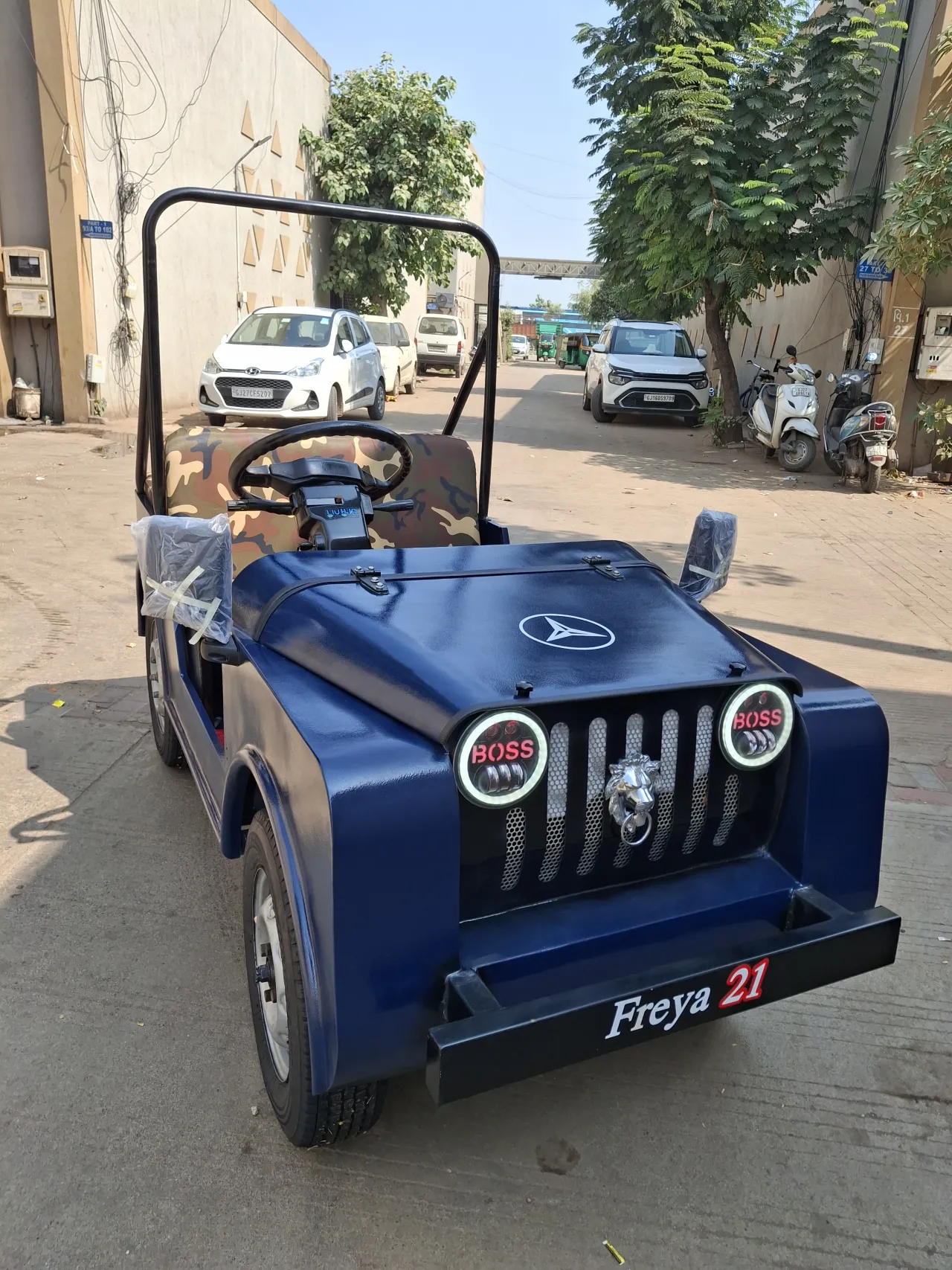 Ev jeep mfg , golf car mfg & indrstriyal lodar mfg
