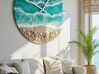 Wall clock resin