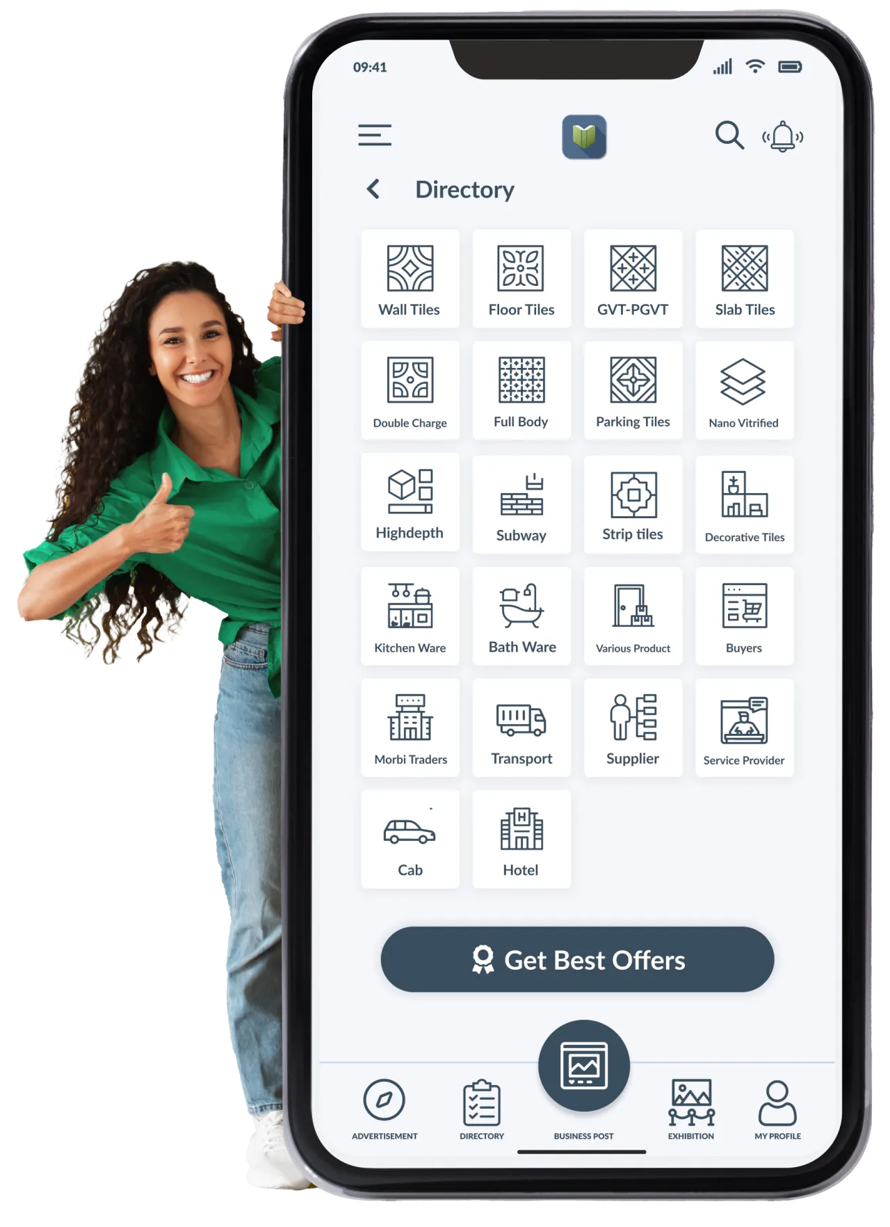 India Business Directory (Tiles-Bathware - Building Materail)