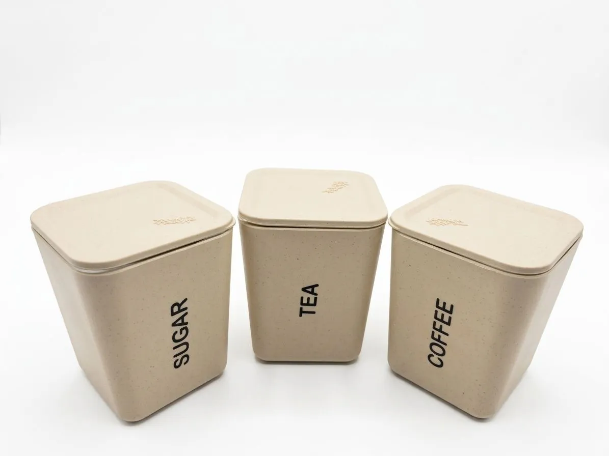 TEA SUGER COFFEE SET OF 3