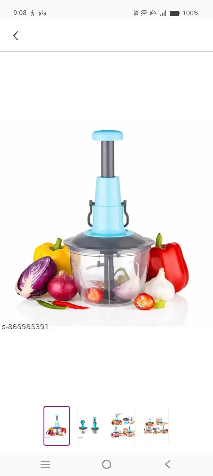 PUSH CHOPPER 1000 ML