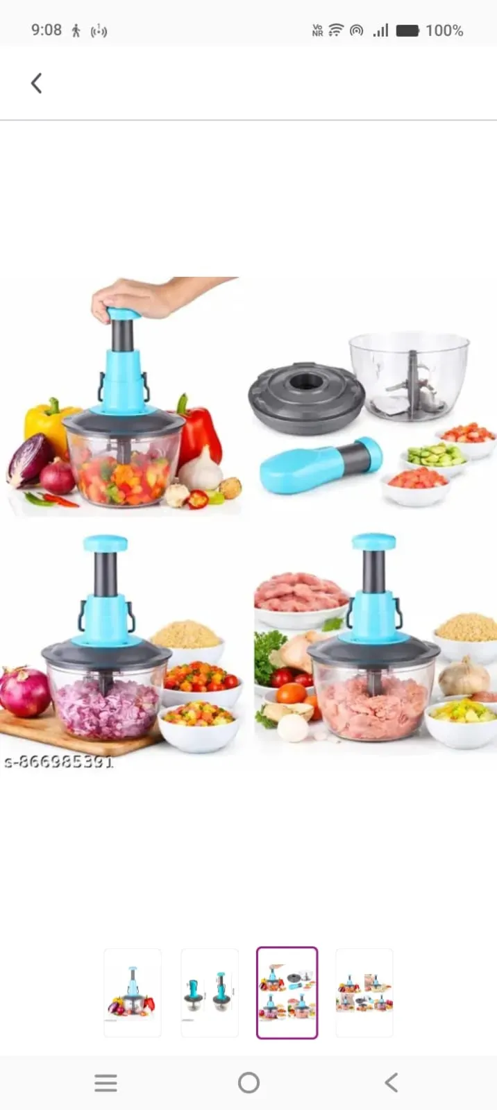PUSH CHOPPER 1000 ML