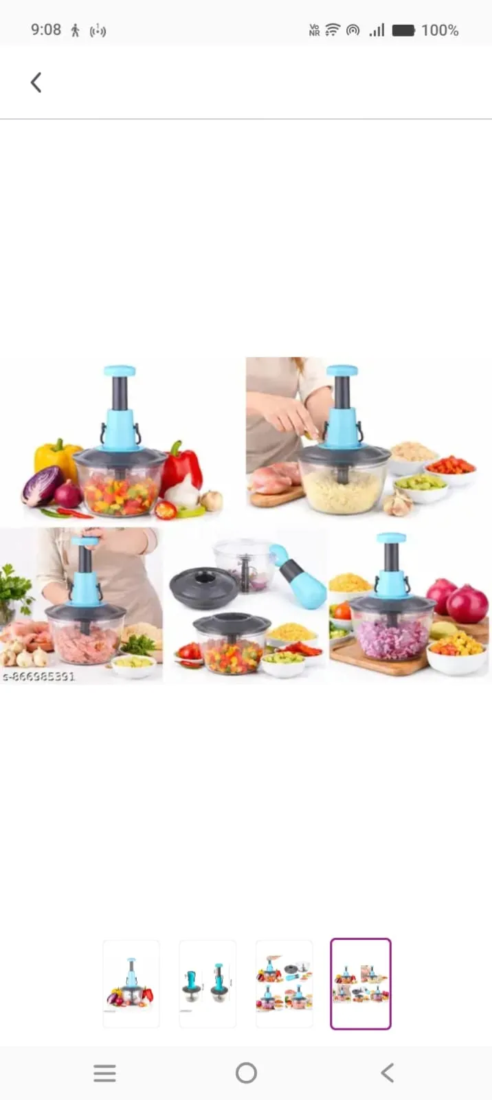PUSH CHOPPER 1000 ML