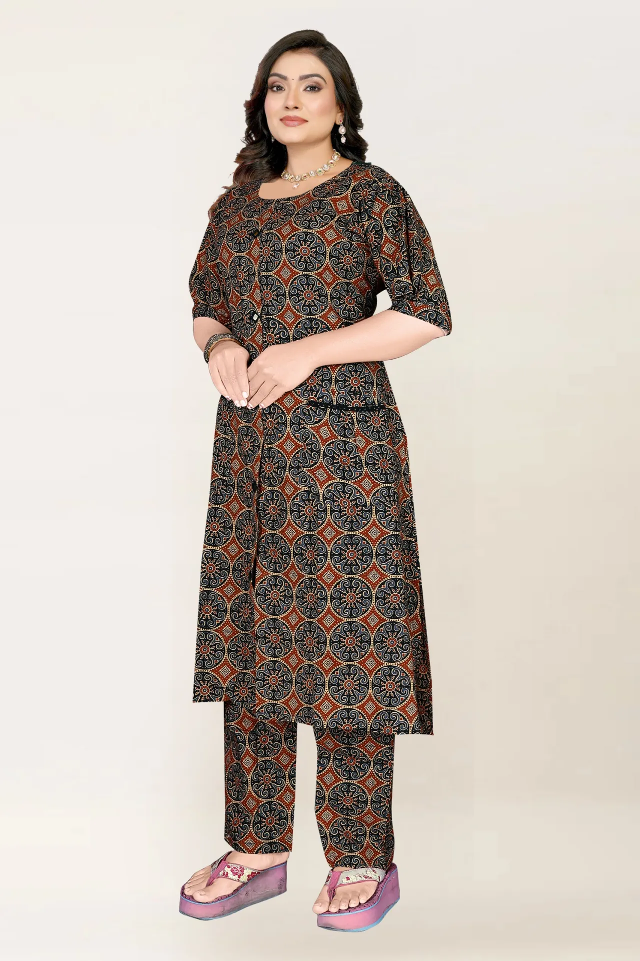 Mirror work A line long per 2 pcs L,XL,XXL,3XL