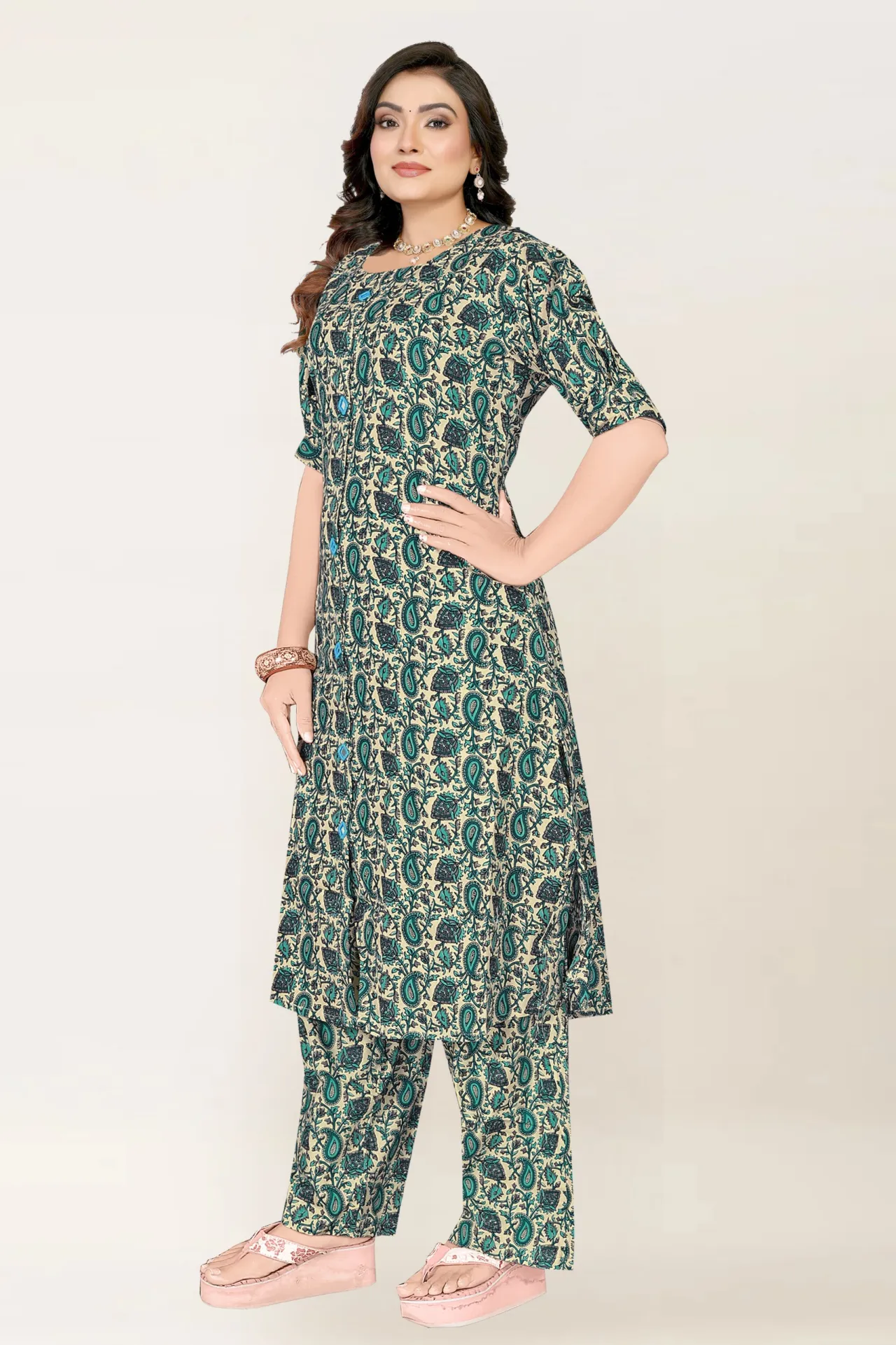 Mirror work A line long per 2 pcs L,XL,XXL,3XL
