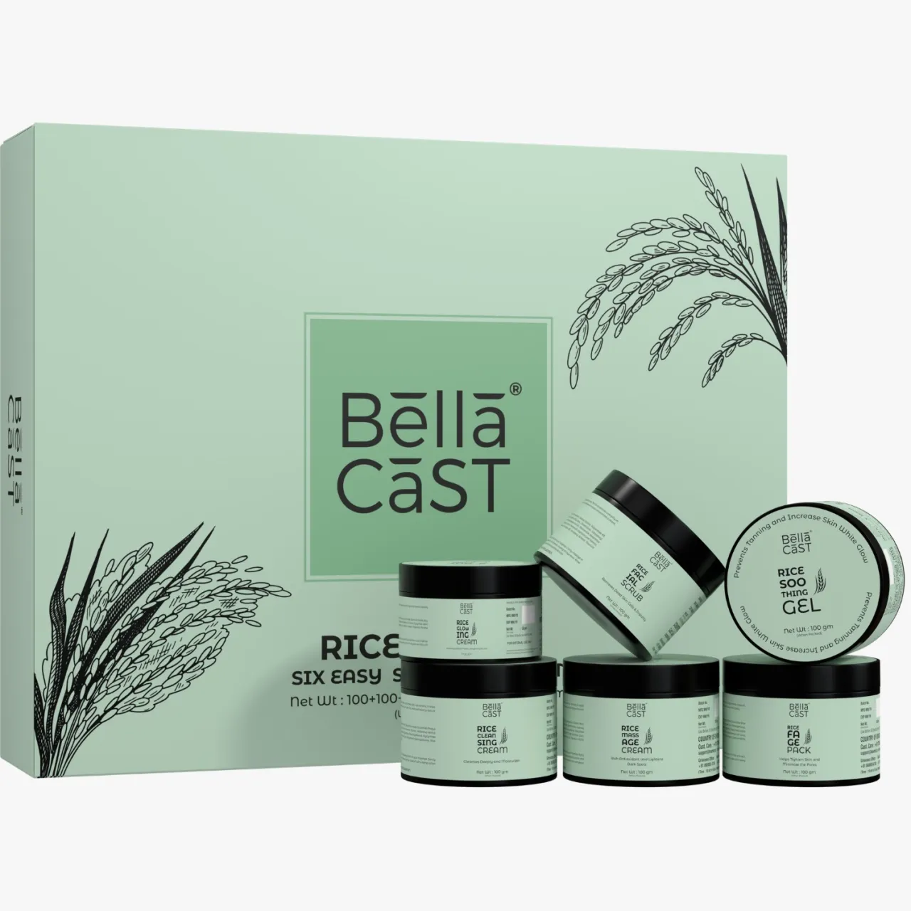 Teamex Bella Cast Facial Set Kit ( 6 product )