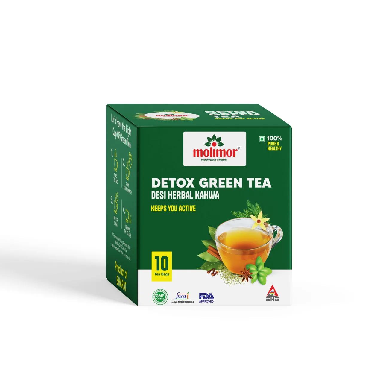 Molimor Detox Green Tea (10Bags)