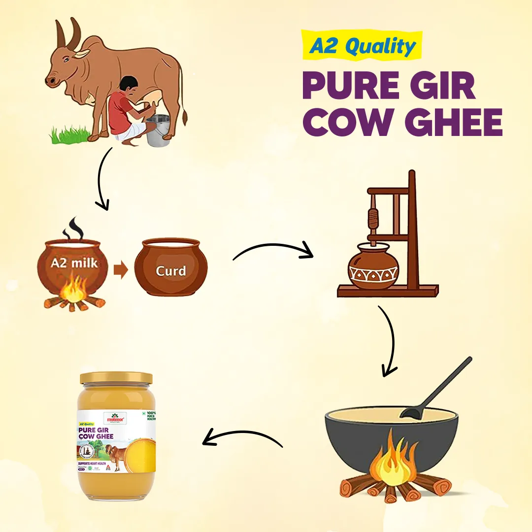 Molimor Pure Gir Cow Ghee-A2 1000ml