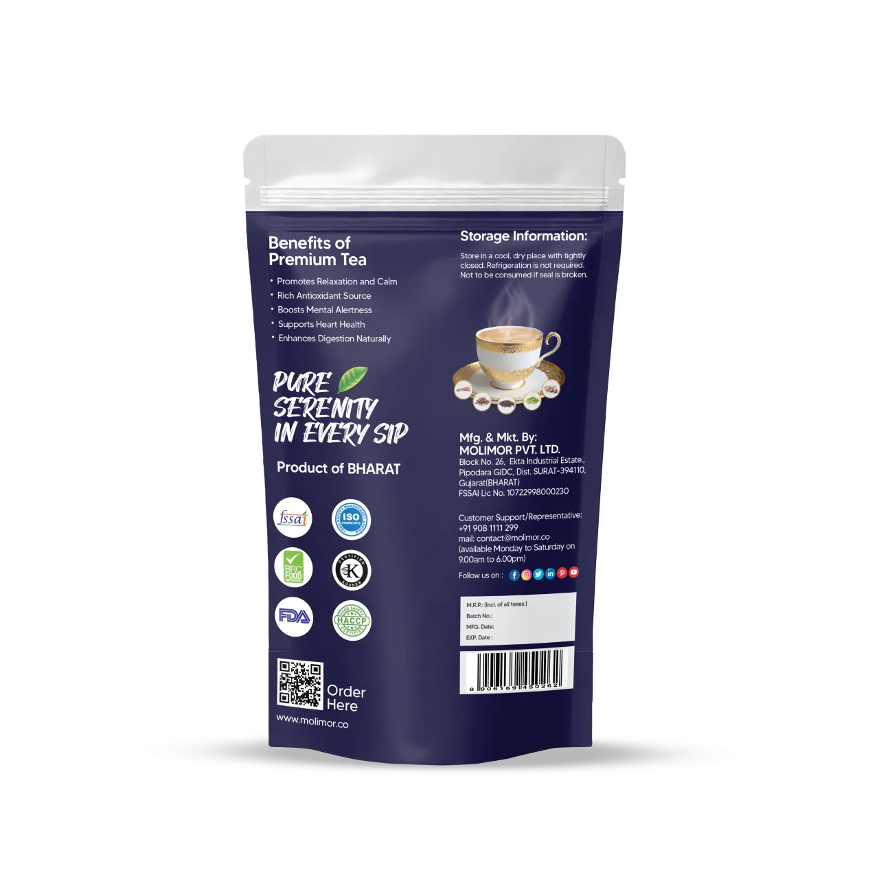 Molimor Premium  Tea 250gm