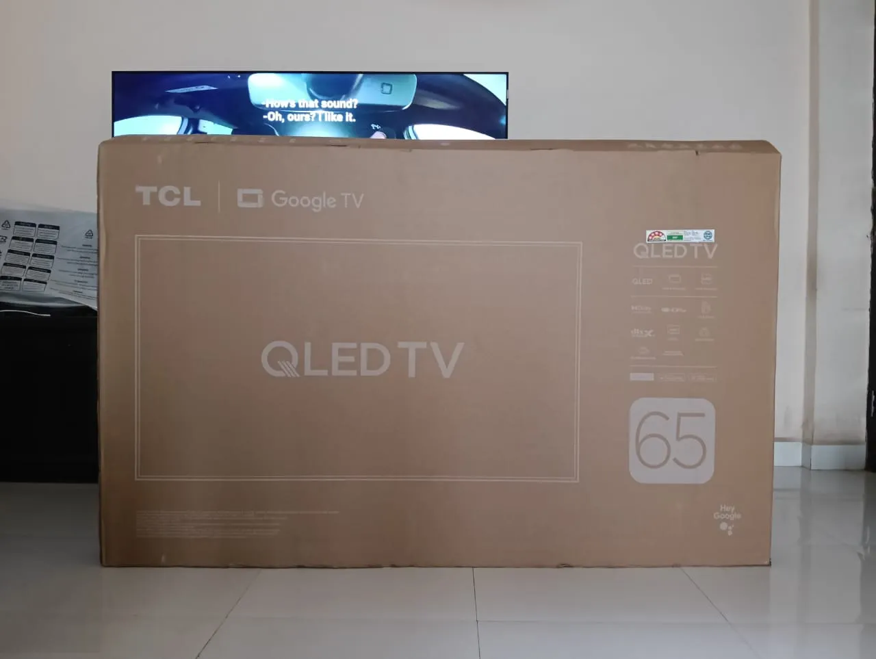 TCL 65" ultra HD QLED TV