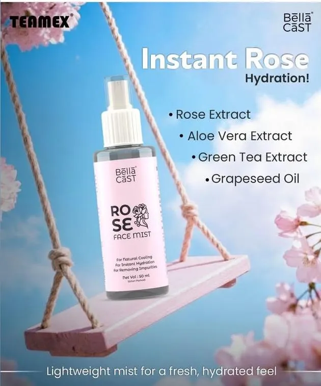 Teamex Bella Cast Face Rose Mist