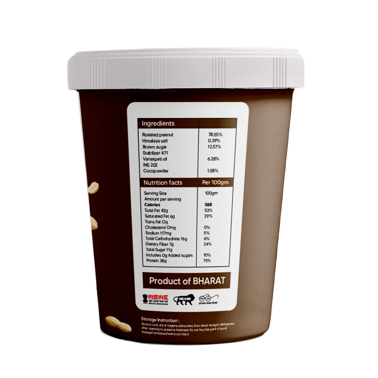 Molimor Dark choclate Peanut Butter 500 gm