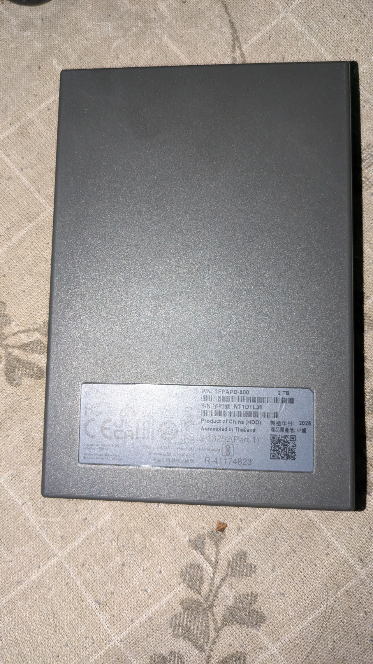 HARDDISK SEAGATE 2 TB 3.0 USB