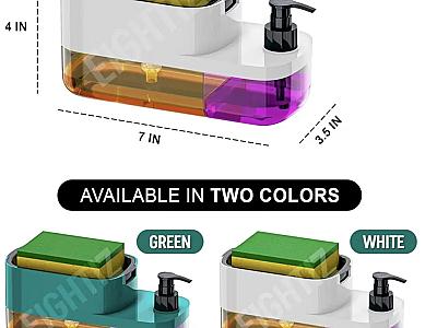 Plastic 3 in 1 Soap Pump Dispenser