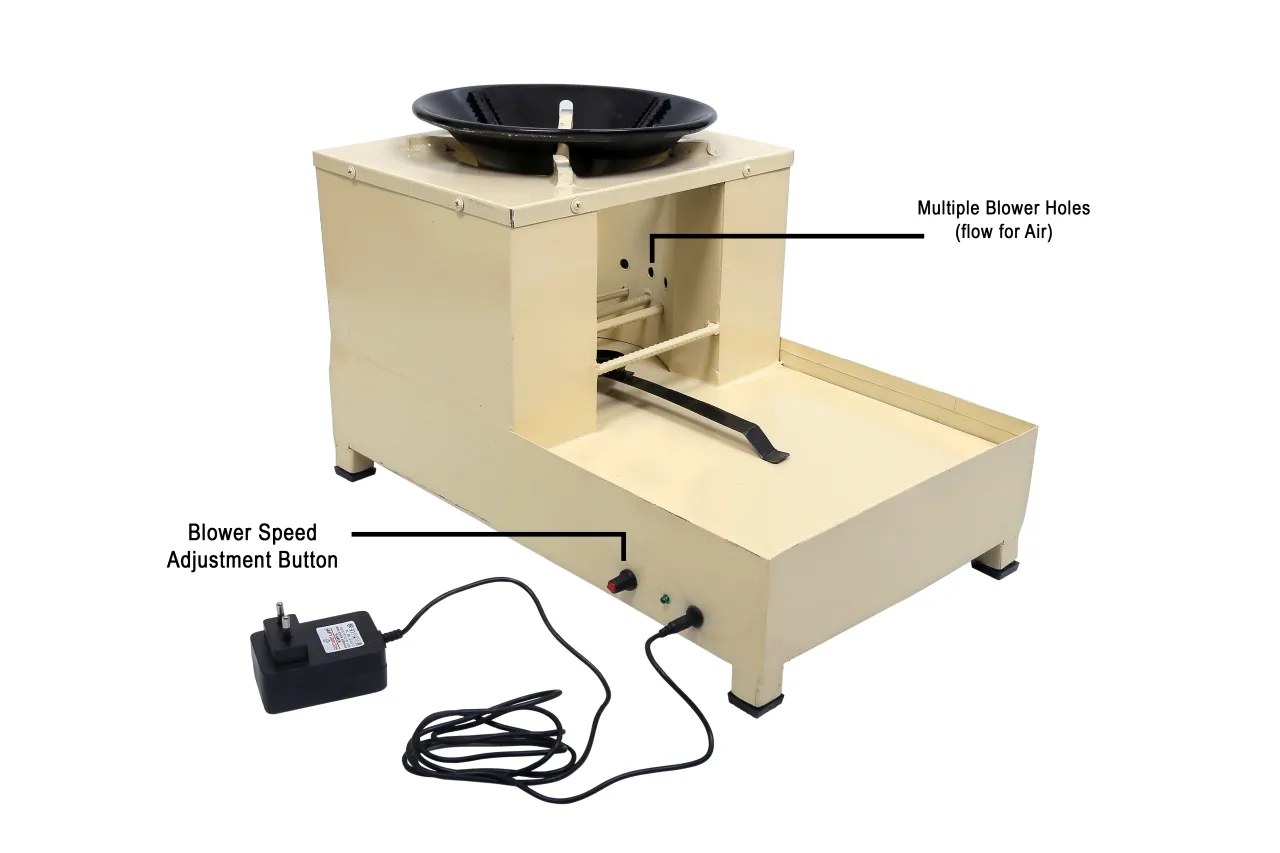 HIGH EFFICIENCY SMOKELESS WOOD BURNING STOVE