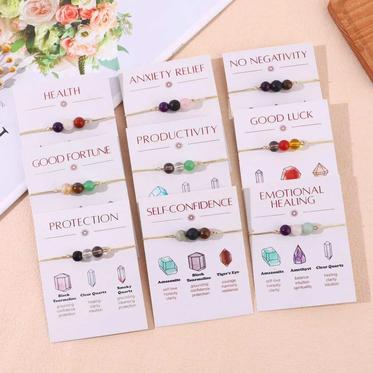 Spiritual Energy Bracelet for Health, Anxiety Relief & Positive Vibes