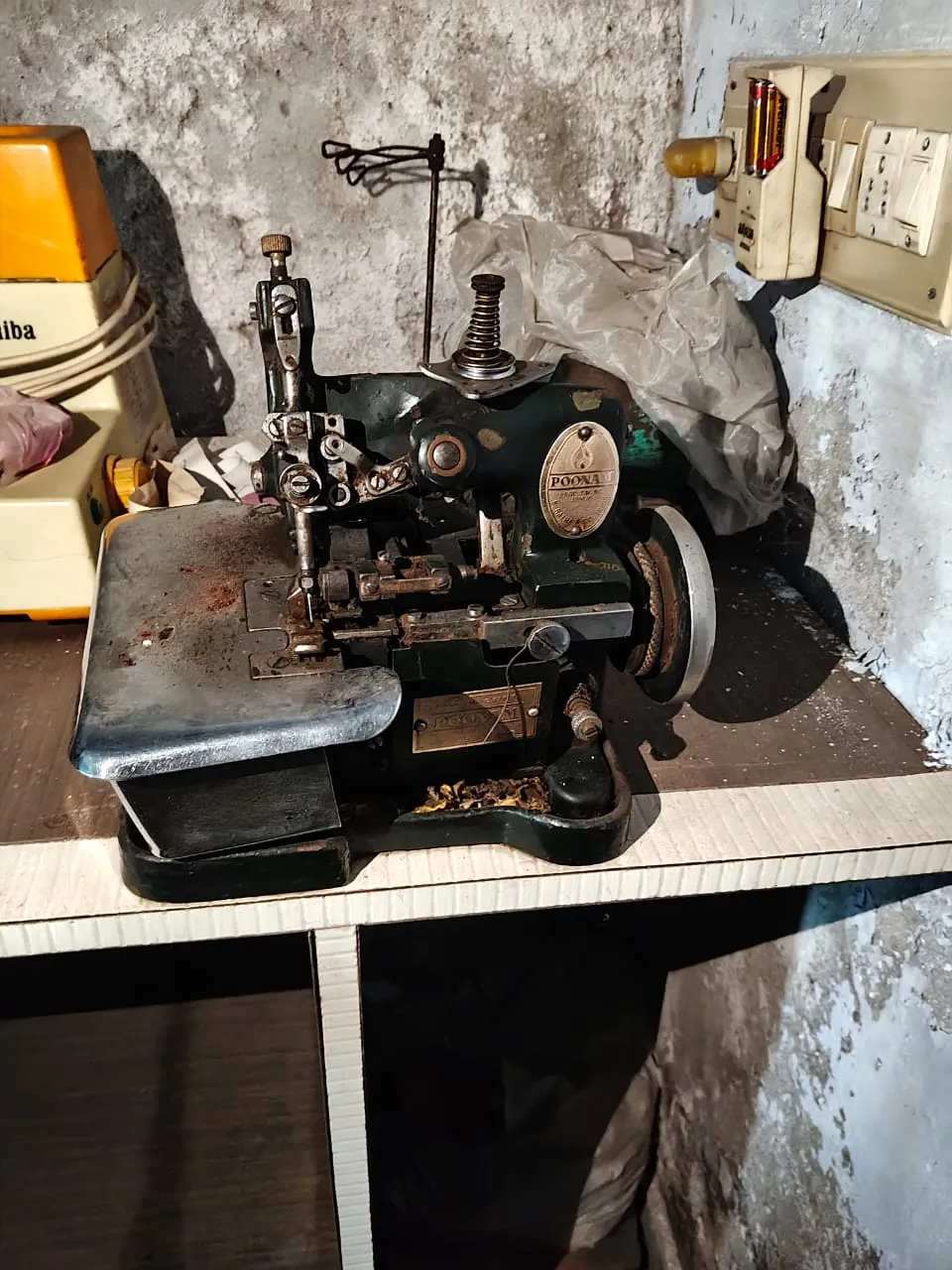 Poonam Interlock Machine with Motor