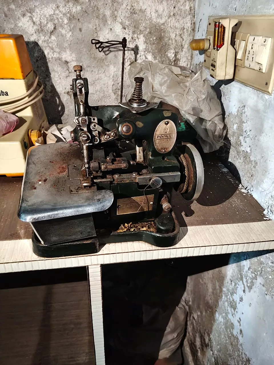 Poonam Interlock Machine with Motor