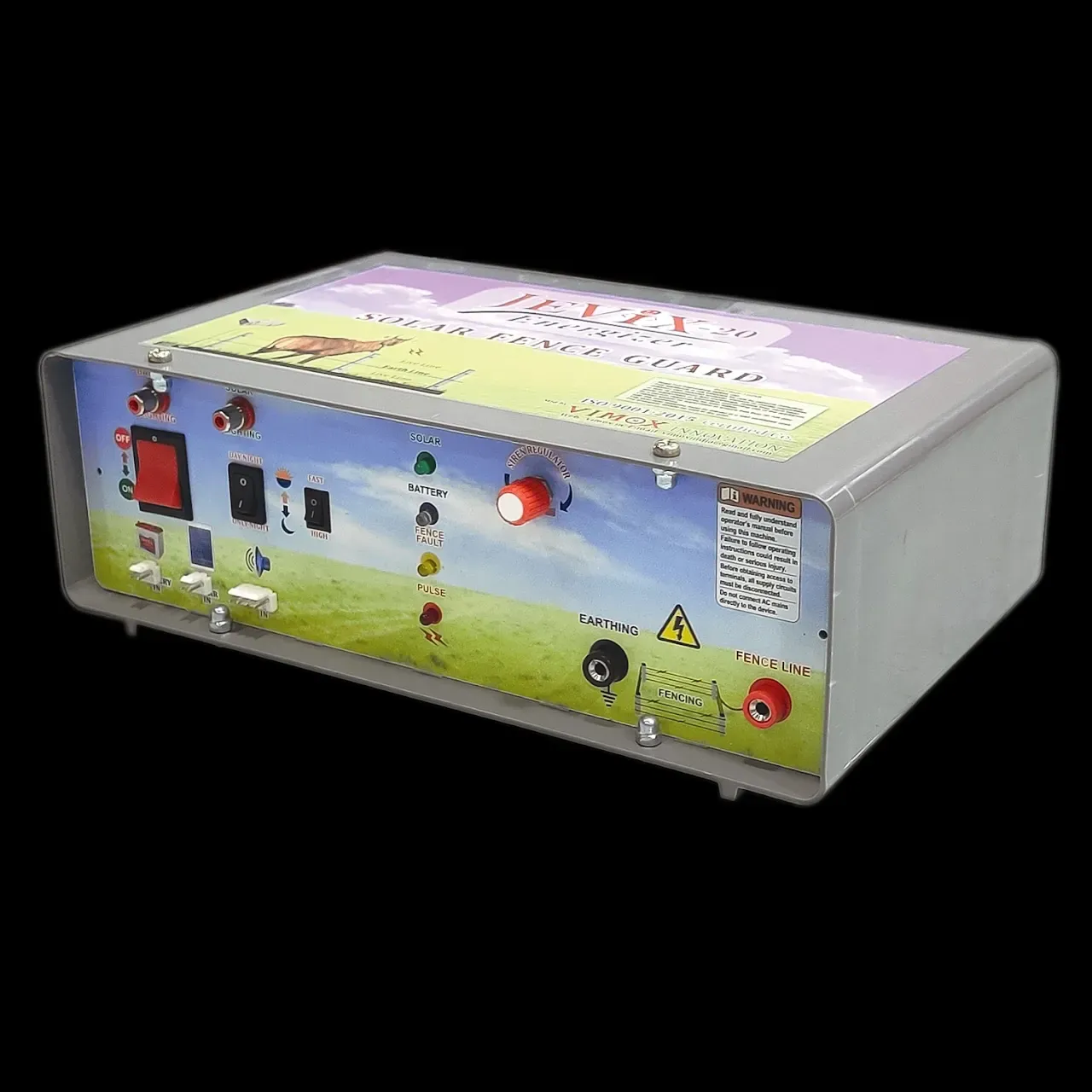 Vimox Energizer - Solar Fence Energizer Jevix-20 |  Solar Fencing System