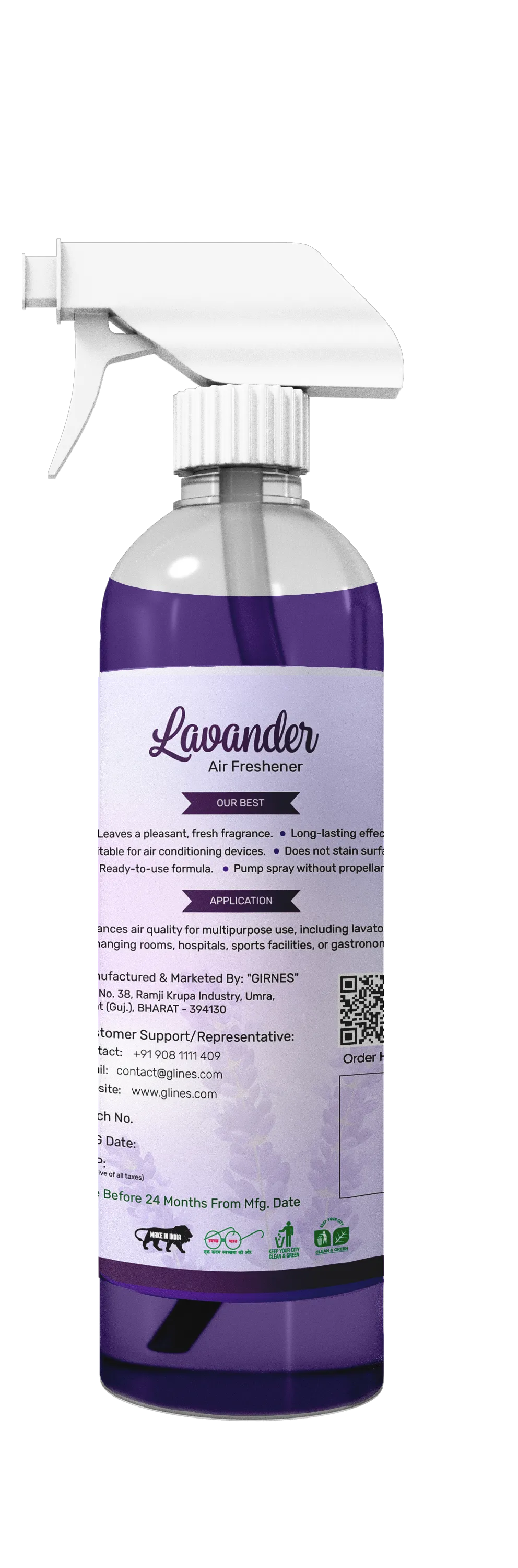 Girnes Air Fresher Lavender 500ml