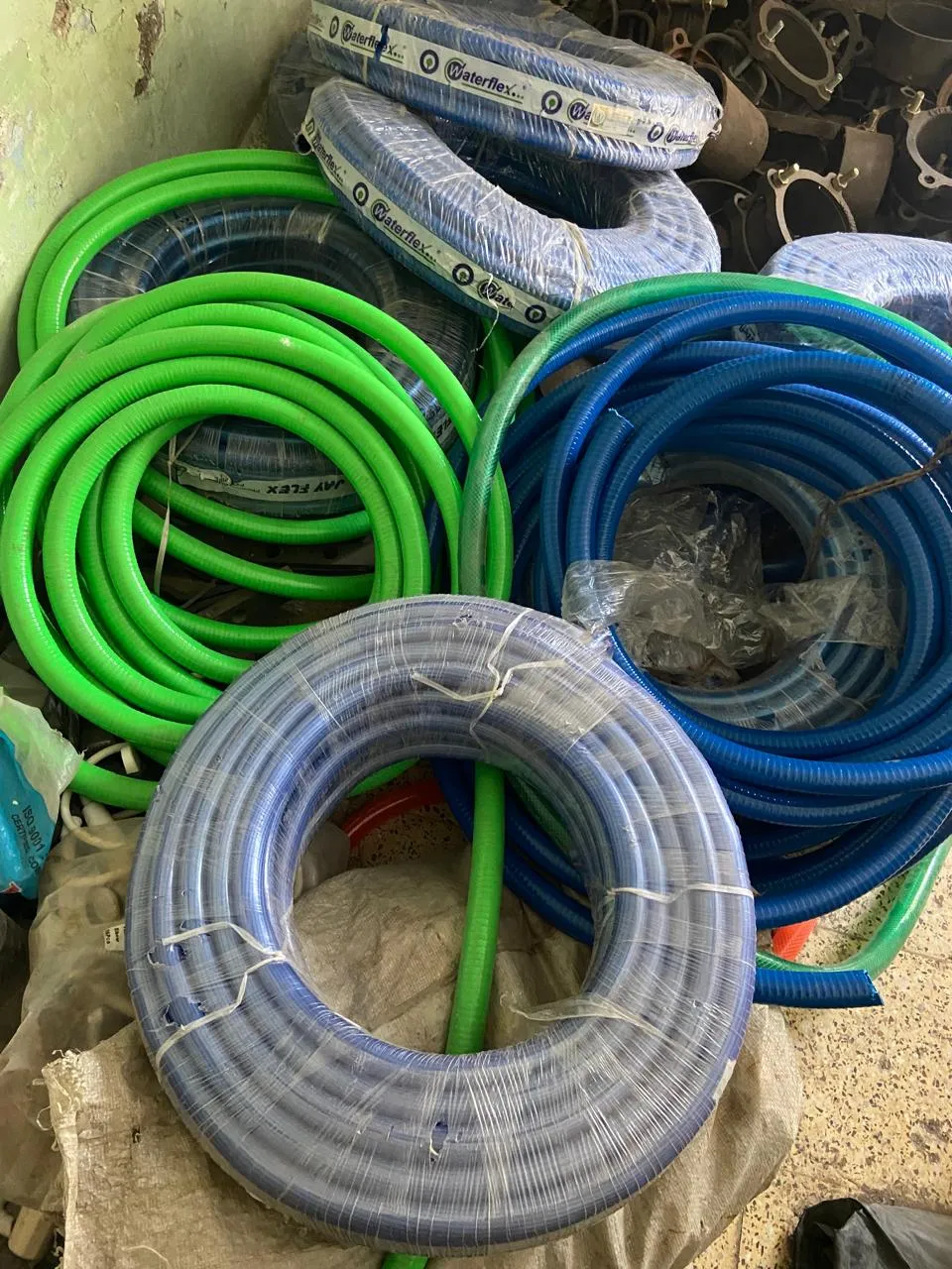 PVC Flexible Hose Pipe વેચવા માટે – કૃષિ, બોરવેલ અને ગાર્ડન માટે હાઈ પ્રેશર પાણી પાઈપ (Various Sizes Available)