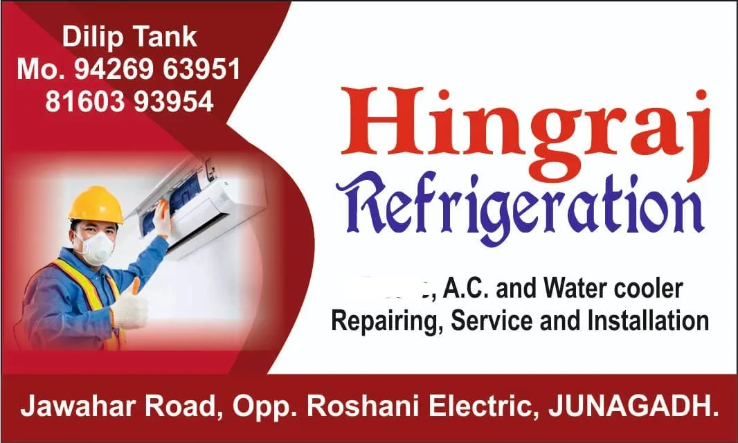 Hingraj Refrigeration – Expert AC & Water Cooler Services