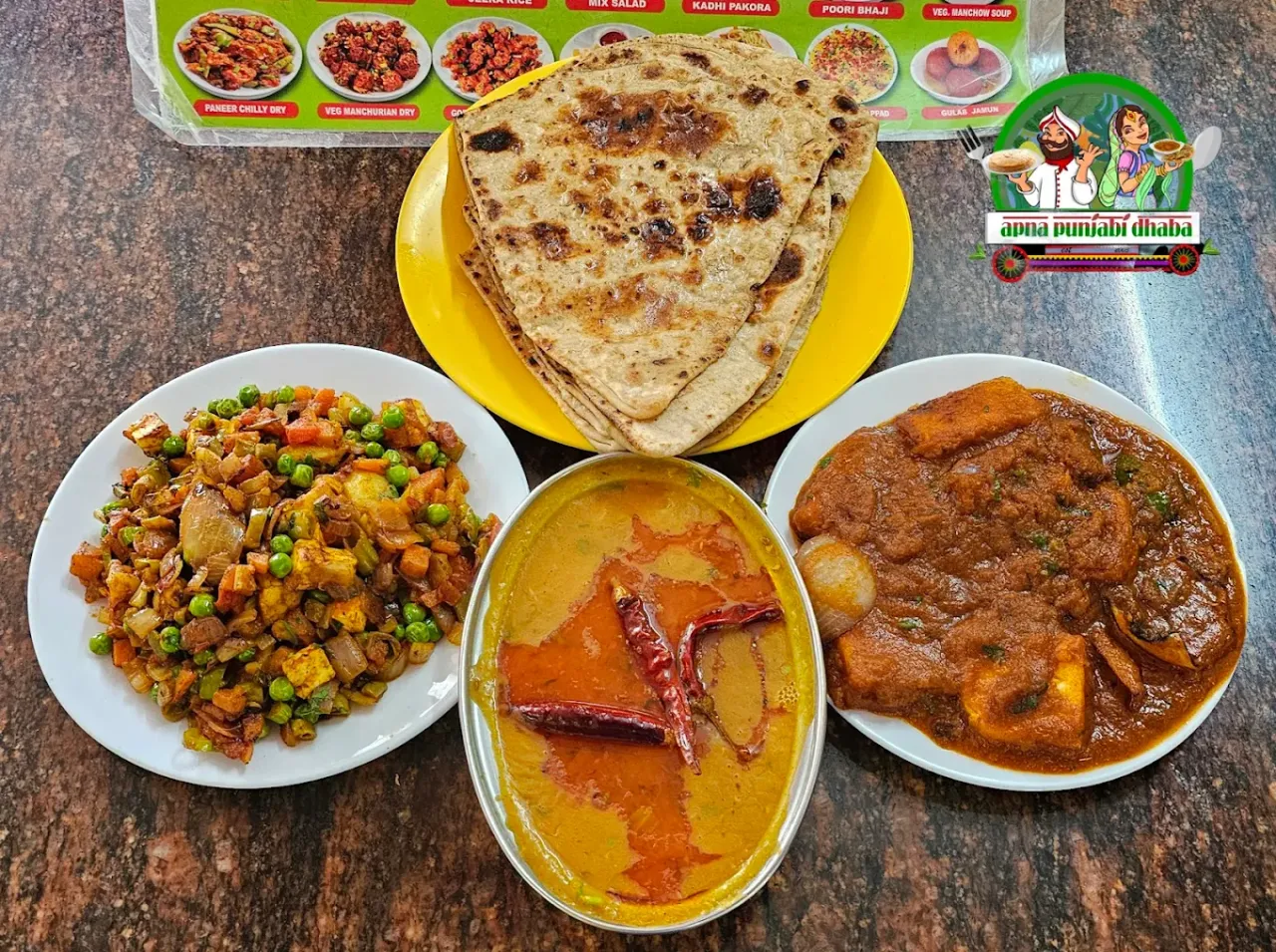 Apna Punjabi Dhaba | 100% Pure Veg Punjabi & Jain Food Restaurant
