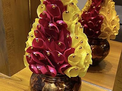 Engagement Real Flowers shreefal